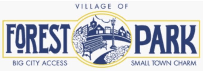 village of Forest Park logo with link to building code page